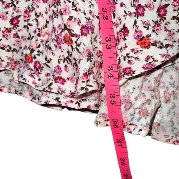 AFRM Monna Long Sleeve Cut Out Flora Mini Dress NWT XL - Picture 8 of 11